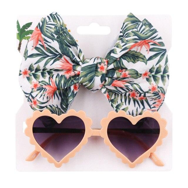 Heart Sunglasses & Headband Set