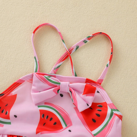 Watermelon Bow Swimsuit
