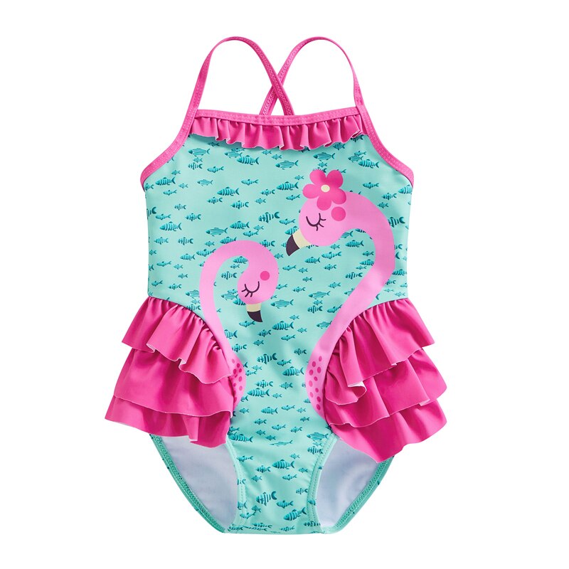 Flamingo Little Ruffle Swimsuit