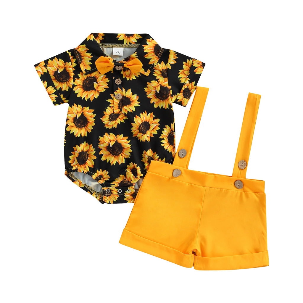 Sunflower Boy Suspender Set