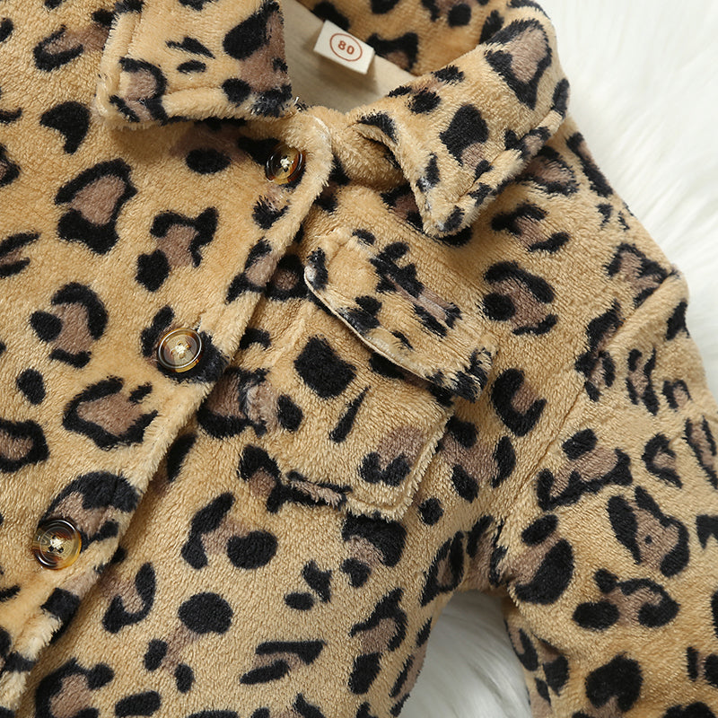 Leopard Print Little Jacket