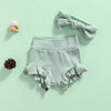 Image of Baby Shorts & Headband Matching Set