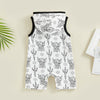 Image of Monochrome Bison Hooded Romper