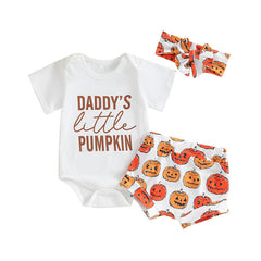 Daddy's Little Pumpkin Jack o' Set