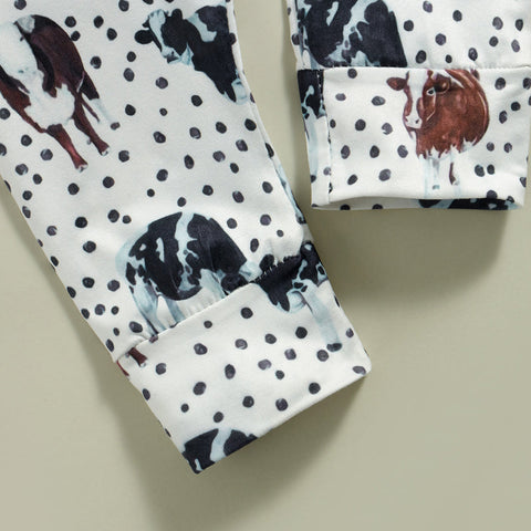 New To The Herd Polka Dot Set