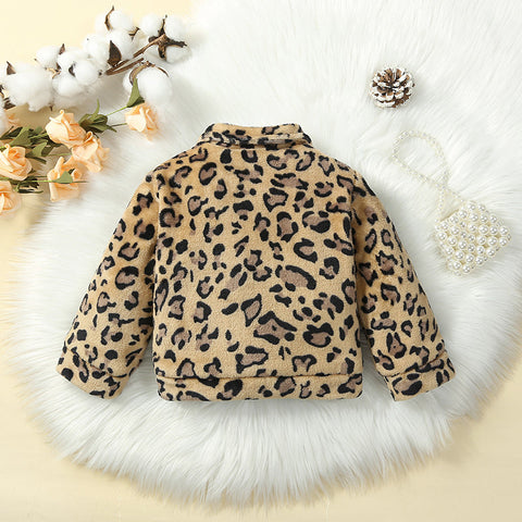 Leopard Print Little Jacket