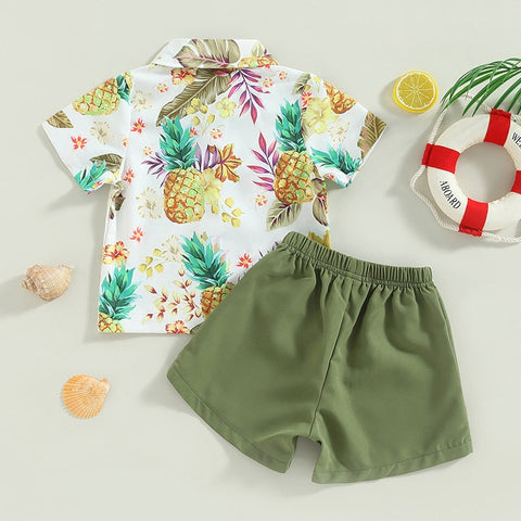 Tropical Pineapple Boy Set