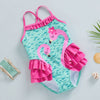 Image of Flamingo Little Ruffle Swimsuit
