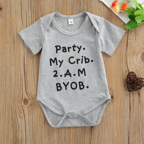 Party At My Crib Onesie