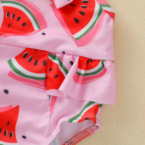 Watermelon Bow Swimsuit