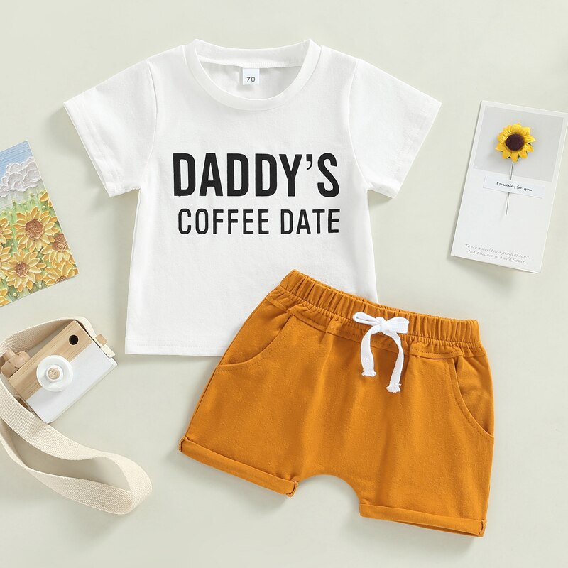Daddy's Coffee Date Boy Set