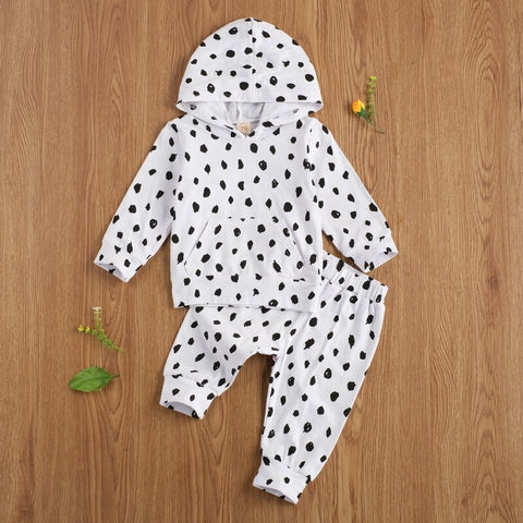 Dalmatian Hooded Set