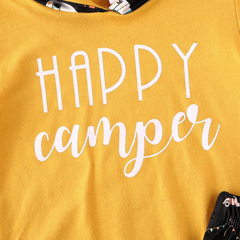 Happy Camper Hooded Set