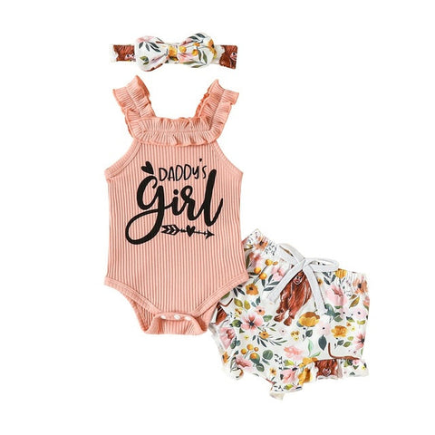 Daddy's Girl Pink Set