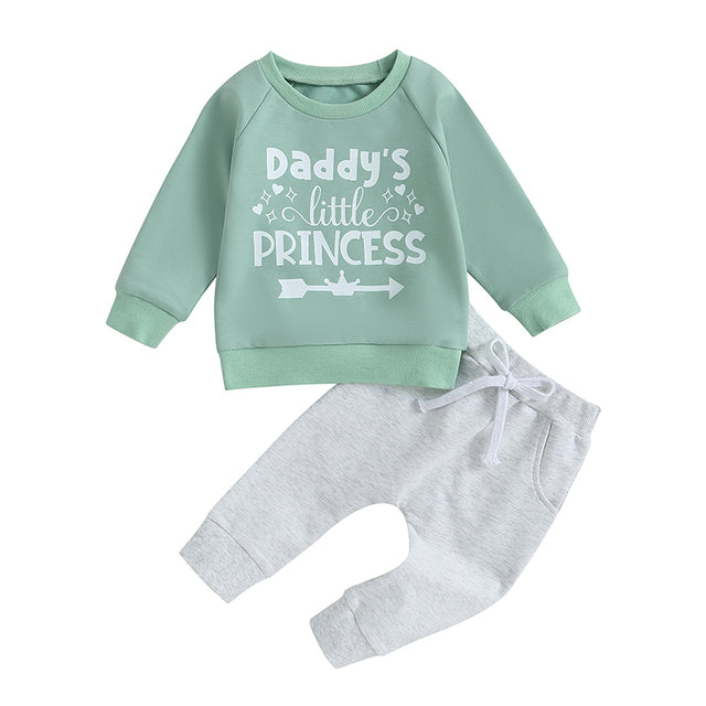 Daddy's Princess Green Sweats
