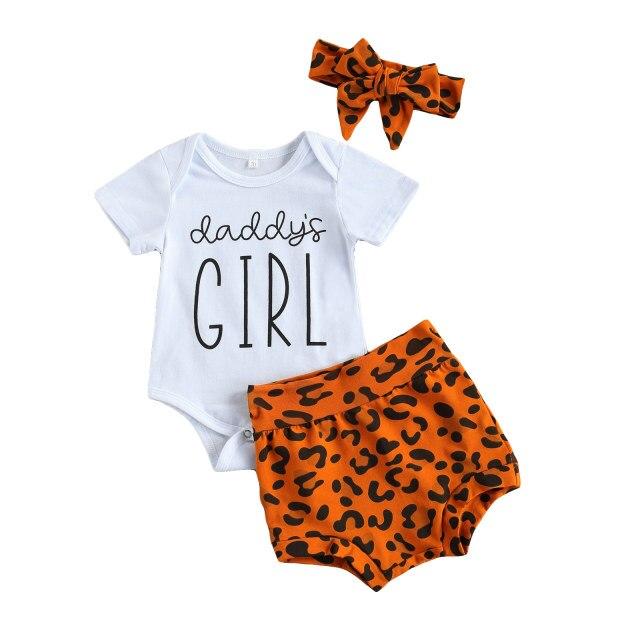 Daddy's Girl Cheetah Set