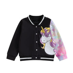Unicorn Girl Baseball Jacket
