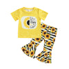 Image of Be Sunflower Bell Pants Set