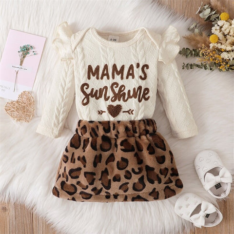 Mama's Sunshine Leopard Set