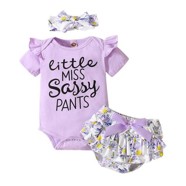Sassy Pants Violet Set