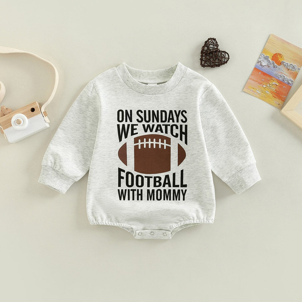 Football With Mommy Onesie