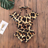 Image of Leopard Ruffle Swimsuit