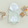 Image of Casual Hooded Romper