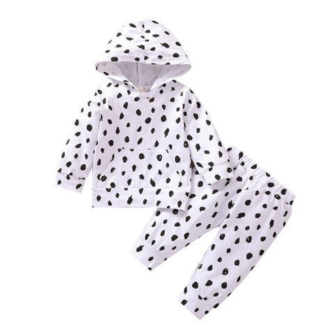 Dalmatian Hooded Set