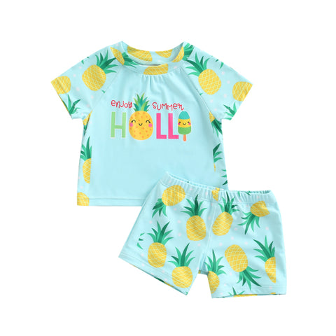 Enjoy Summer Pineapple Swim Set